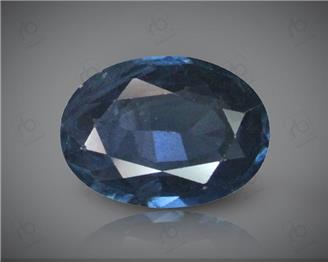 Blue Sapphire Heated & Treated Natural Certified 1.5 carats - DIN 89145